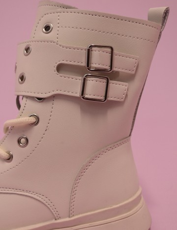 Ghete Shein Kids, crem, 35