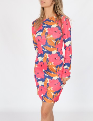 Rochie scurta Pieces, mix culori, XS