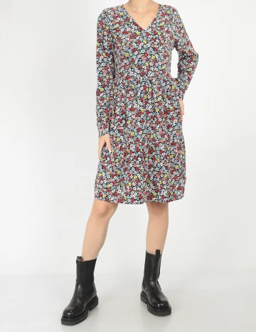 Rochie scurta Pieces, floral, XS