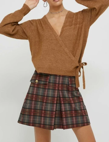 Bluza Pieces, maro, L