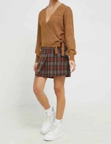 Bluza Pieces, maro, L