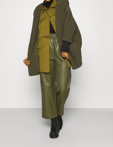 Palton Noisy May Plus Size, verde