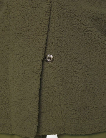 Palton Noisy May Plus Size, verde