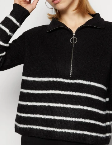 Pulover Noisy May Plus Size, negru