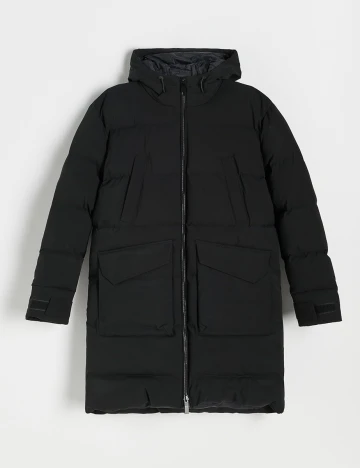 Geaca Reserved, negru Negru