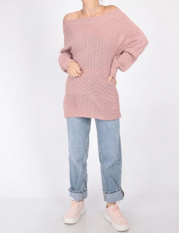 Bluza SHEIN, roz pudra, M Roz