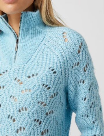 Pulover Q/S, albastru, XXL