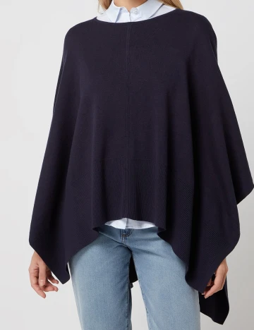 Poncho s.Oliver, bleumarin Albastru