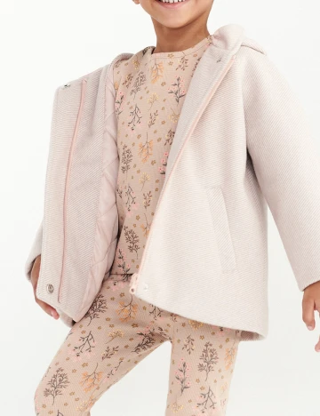 Palton Reserved, bej, 9-12 LUNI Crem