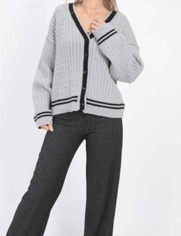 Cardigan SHEIN, gri, M Gri