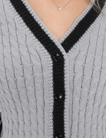 Cardigan SHEIN, gri, M Gri
