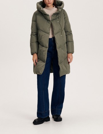 Geaca Reserved, verde, 36