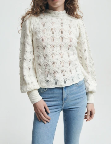 Bluza Reserved, ecru, M