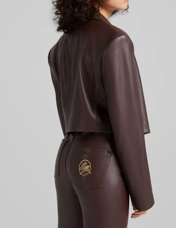Sacou Bershka, maro, M