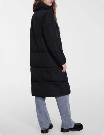 Geaca Stradivarius, negru, L