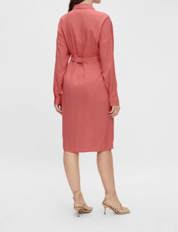 Rochie medie Mamalicious, roz, XL