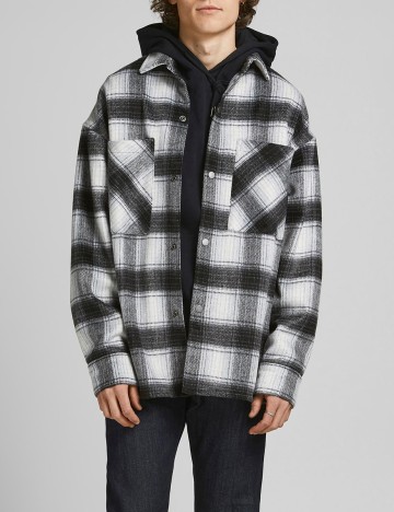 
						Jacheta Jack&Jones, alb/negru