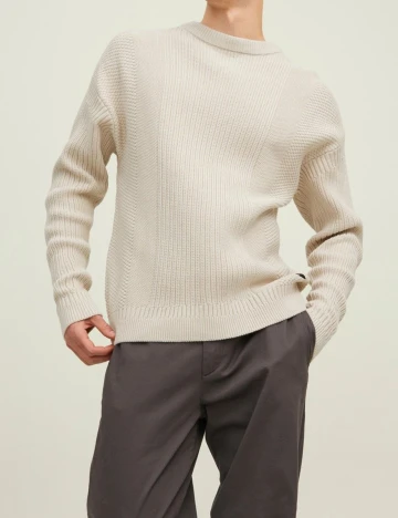 Pulover Jack&Jones, crem, XXL