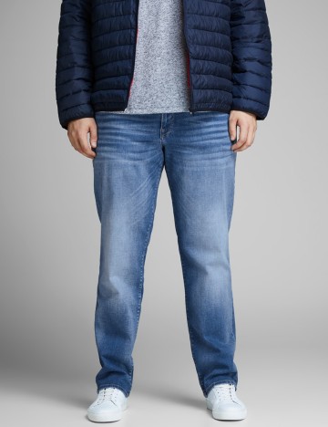 Blugi Jack&Jones Plus Size Men, albastru