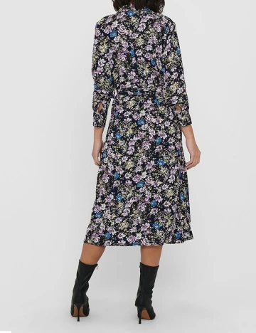 Rochie medie Jacqueline de Yong, floral, 36 Floral print