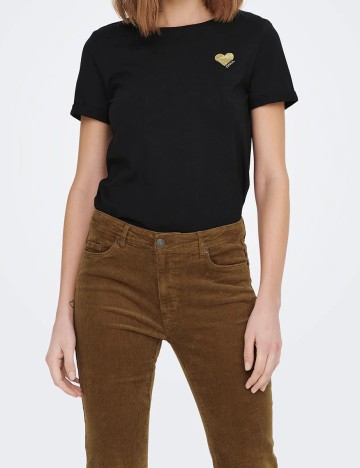 Tricou Only, negru, M
