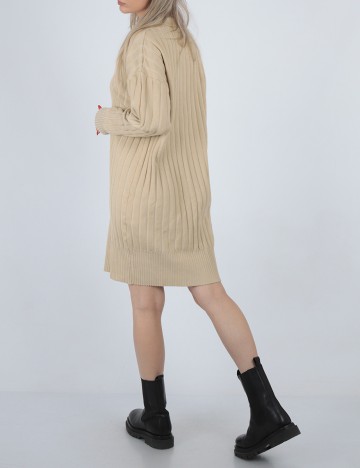 Rochie scurta Dazy, bej, M