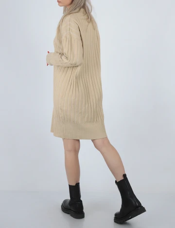 Rochie scurta Dazy, bej, M