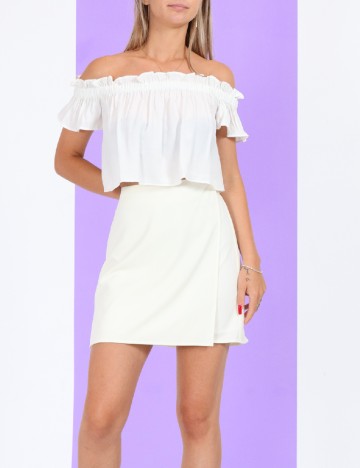 
						Fusta Vero Moda, ecru, 40
