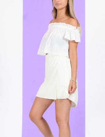 Fusta Vero Moda, ecru, 40