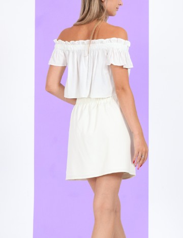 Fusta Vero Moda, ecru, 40