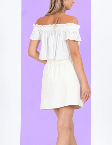 Fusta Vero Moda, ecru, 40