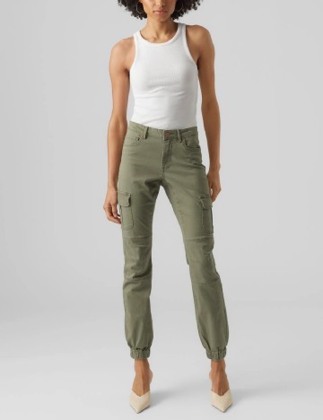 
						Pantaloni Vero Moda, verde, M
