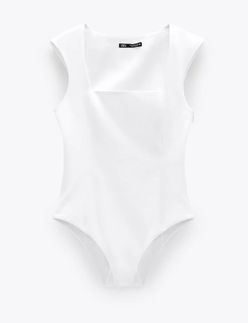 Body Zara, alb, XS