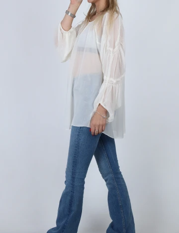 Bluza Bon a Parte, alb, M