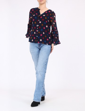 Camasa Dranella, bleumarin, 34