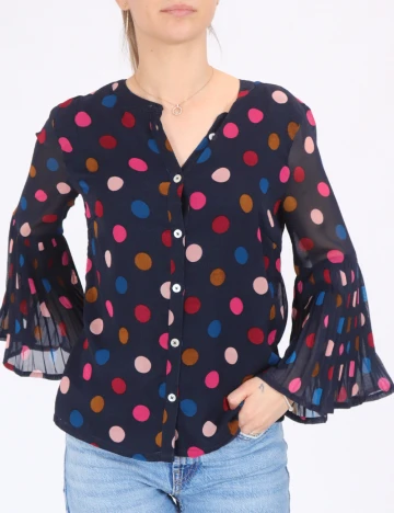 Camasa Dranella, bleumarin, 34