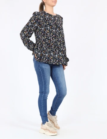 Camasa b.young, negru floral