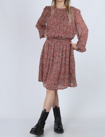 Rochie Scurta b.young, caramiziu, 36