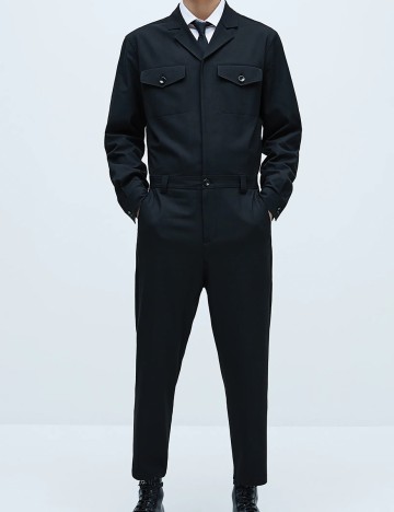 Salopeta Zara, negru, L