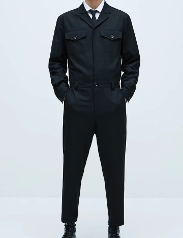 Salopeta Zara, negru, L