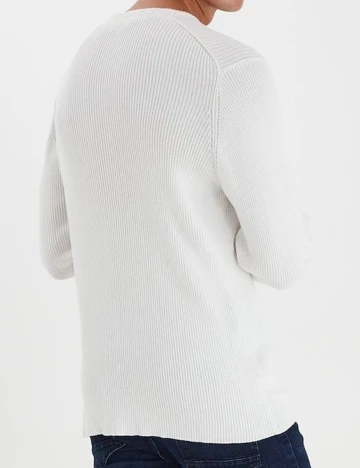 Bluza !Solid, alb, XL