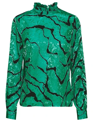 Bluza Gestuz, verde, 36