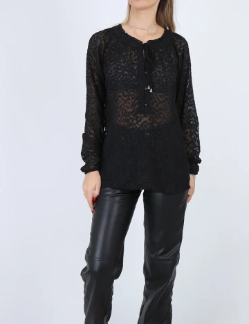 Camasa Fransa, negru, XS