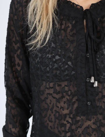 Camasa Fransa, negru, XS
