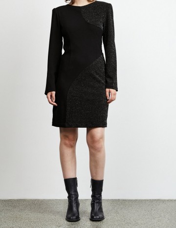 Rochie scurta Ichi, negru, M