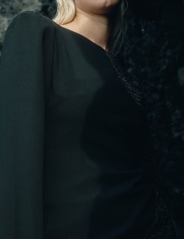 Rochie scurta Ichi, negru, M