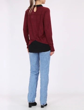 Bluza Fransa, visiniu, S