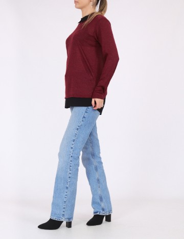 Bluza Fransa, visiniu, S