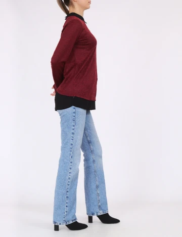 Bluza Fransa, visiniu, S
