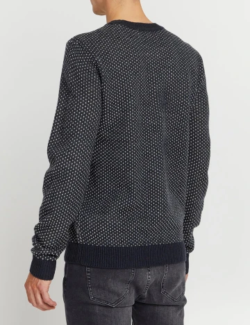 Pulover Casual Friday, bleumarin inchis, L